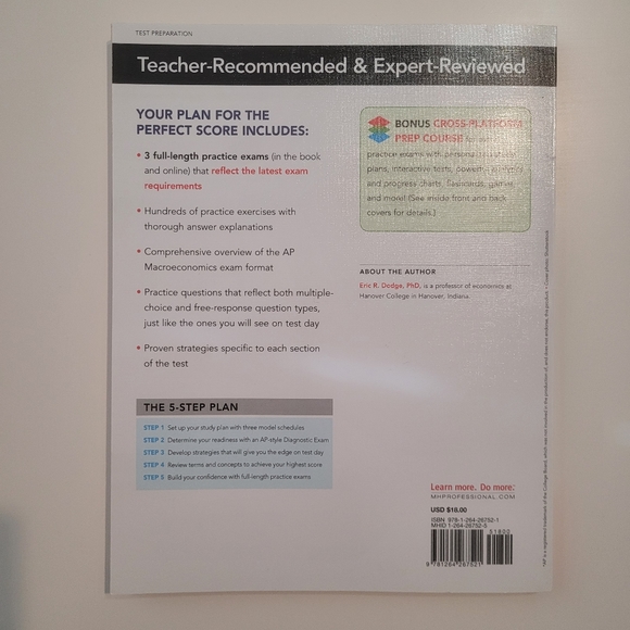 NEW AP Macroeconomics by Eric R Dodge PhD 5 Steps To A 5 - Picture 2 of 4